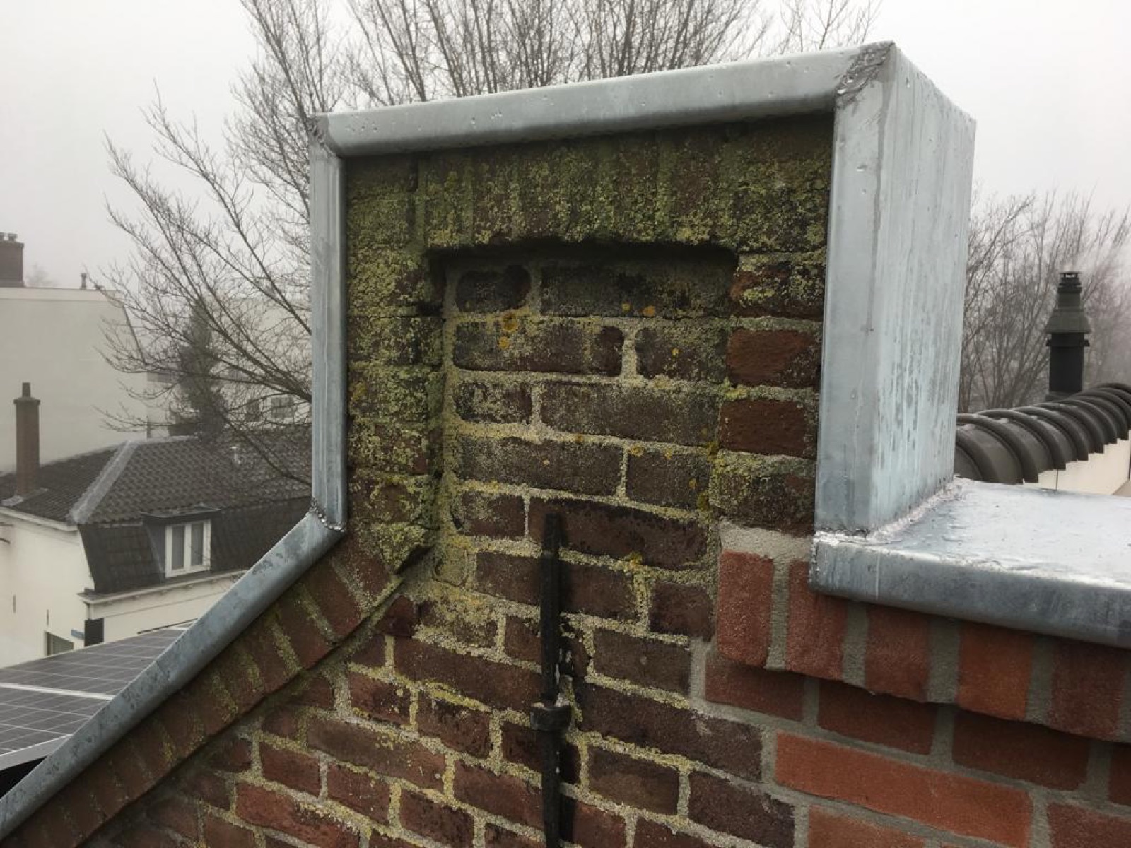 Zinken afwerking nok historisch pand